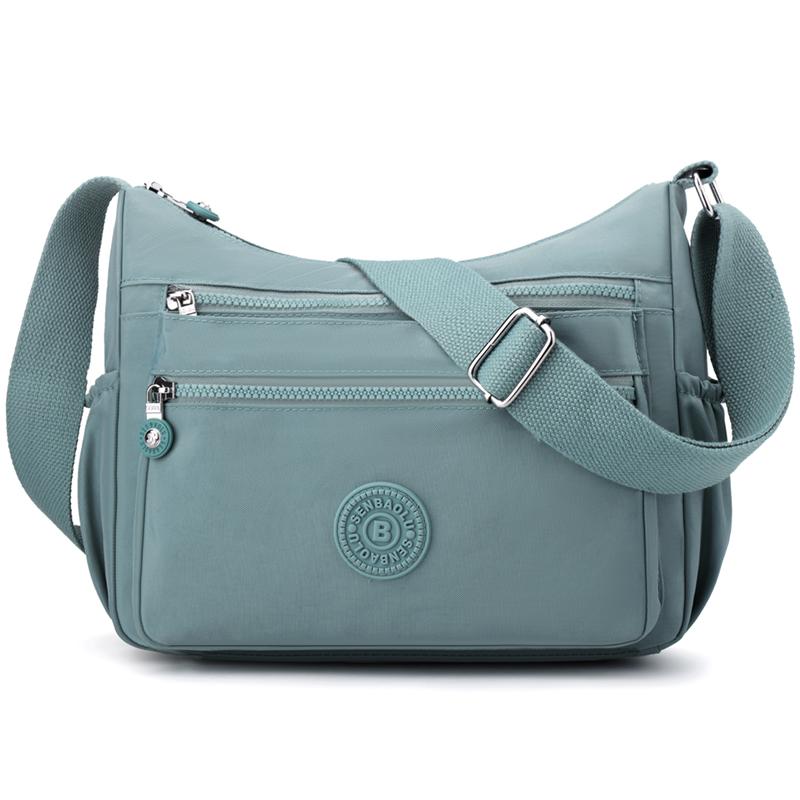 Многослойная сумка для мам среднего возраста, нейлоновая сумка через плечо, женская дорожная сумка через плечо большой вместимости