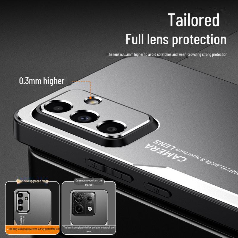 Металлический чехол для мобильного телефона Samsung A55 — новый защитный чехол из алюминиевого сплава с полным покрытием для A35/A34/A15.