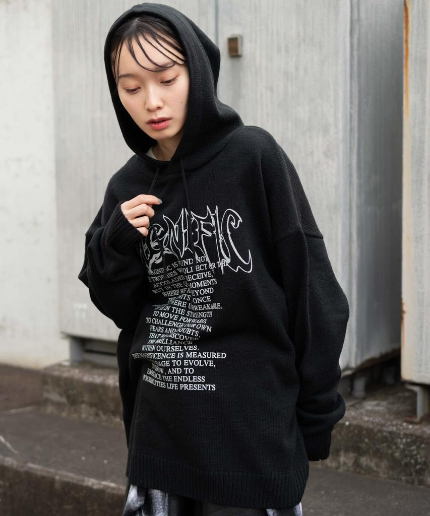 Унисекс вязаная толстовка WEGO с графическим принтом, повседневная, корейский свободный размер, черный капюшон, для весны/осени/зимы, уличная одежда, стиль, посадка, подарок, мужская, M,