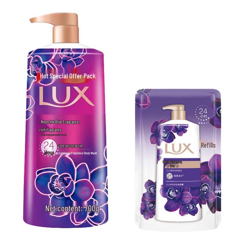 LUX Luxurious Black Orchid Fragrance Shower Gel Duo Pack