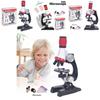 Children's Educational Microscope Toy For Science Discovery High Definition Simulated Biological Experiments Plastic Material
