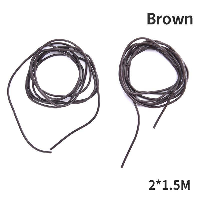 2 шт., 1,5 м, мягкая силиконовая трубка для ловли карпа, рыболовная трубка с защитой от запутывания