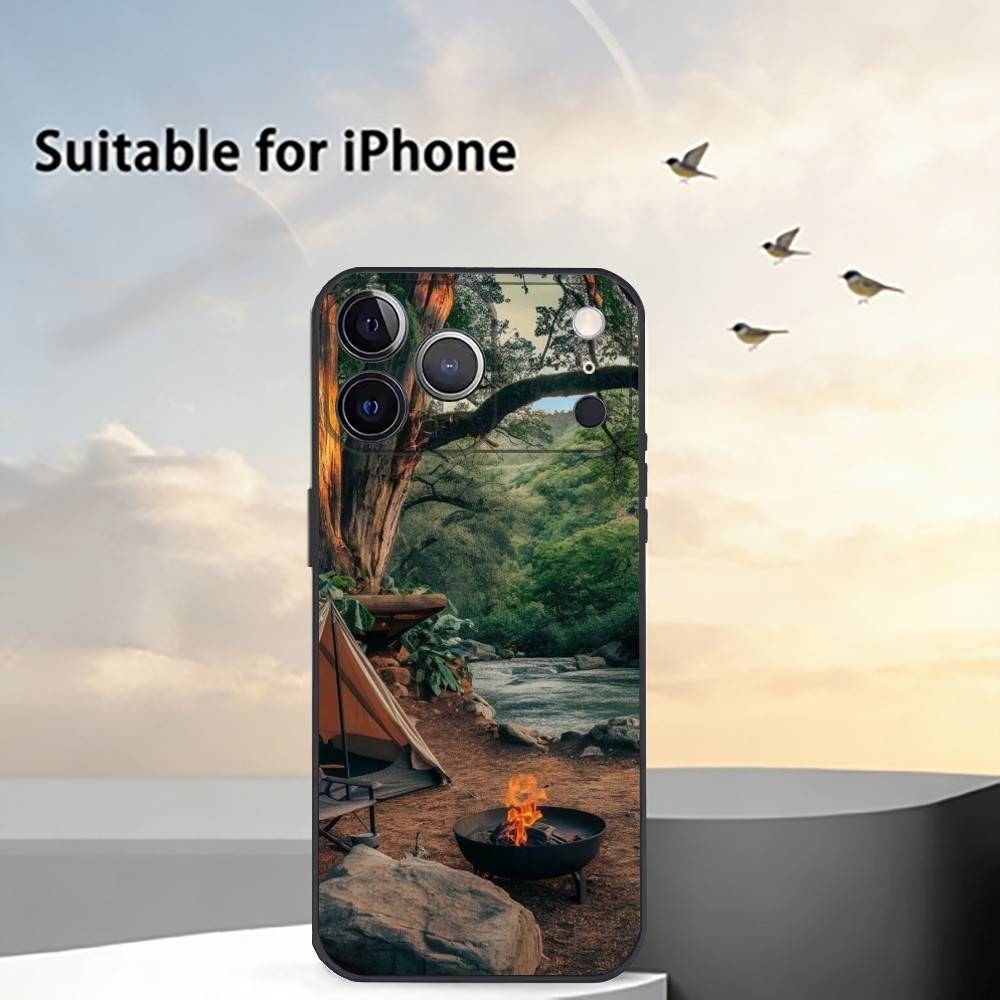 Landscape A-Art Phone Case Silicone Soft For IPhone 17 16 15 14 13 12 11 X XR Plus Pro Max Plus