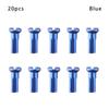 Bike Bike 14mm Wheel Spoke Nipples Cycling Spokes Nipples Multicolor Bicycle Wheel Accessories