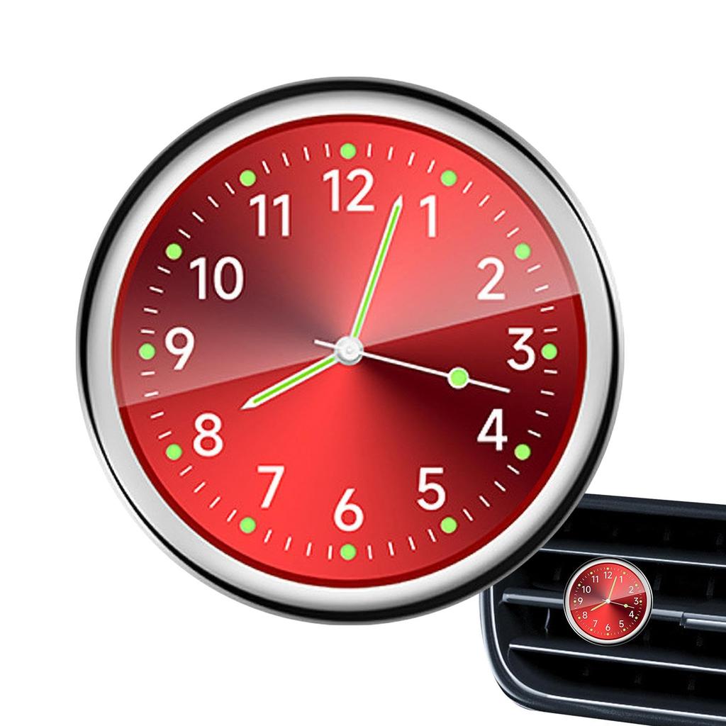 Dash Car Watch, Luminous High Precision, Small Analog Clock, Fluorescent Car Dash Car Watch,