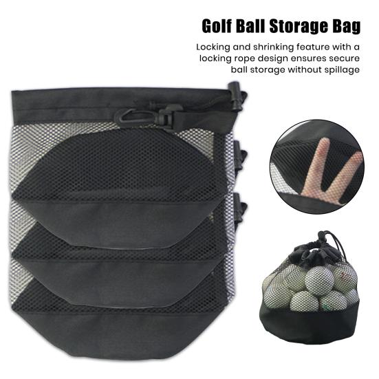 1/2 шт. сумка для мячей для гольфа нейлоновая сетка сумка для хранения мячей для гольфа затягивающиеся тройники для гольфа