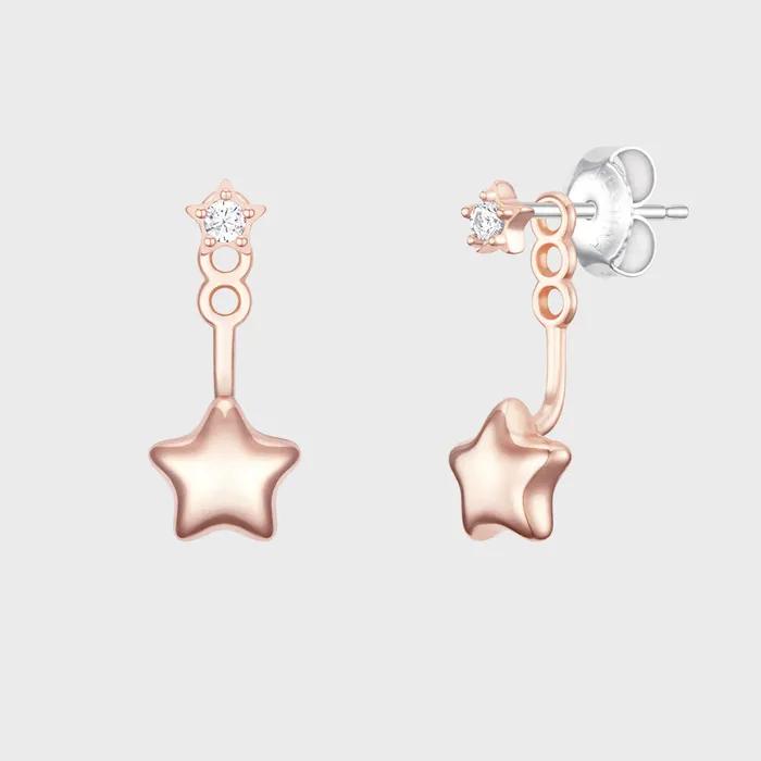 LALA J Star Серьги-гвоздики с каффами (JJLJEQ5B1300SR000)