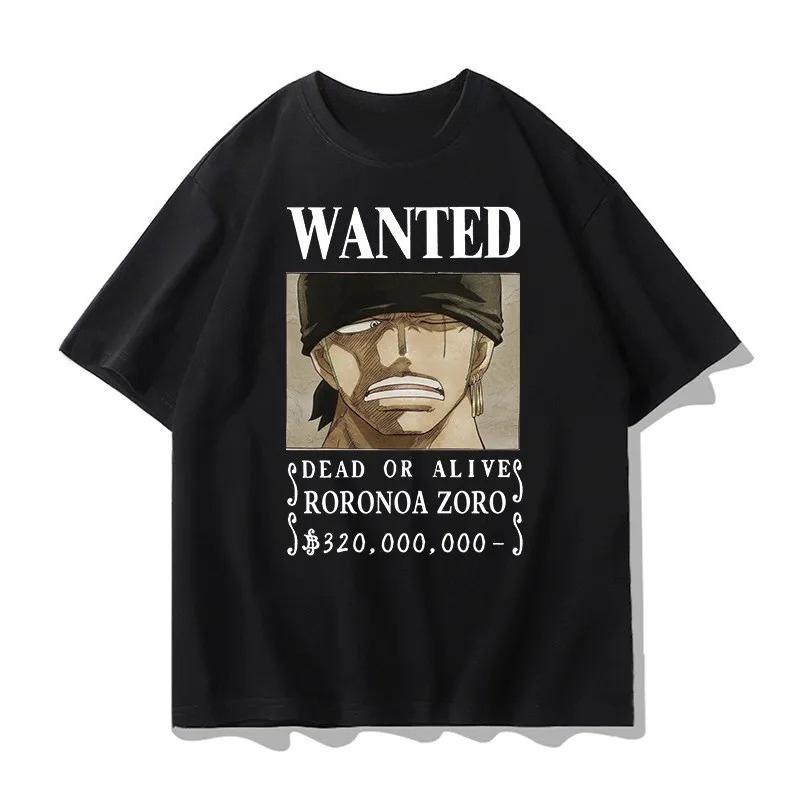 One Piece Printed TShirt Luffy ACE Anime Tee Unisexs 2026 Summer Fashion Oversize Street Casual Y2K Tops Streetwear Clothing
