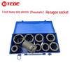 TEDE 1-inch Heavy-Duty Industrial Hex Impact Socket