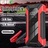Портативное автомобильное пусковое устройство, аварийный Power Bank, 12 В, портативный автомобильный бустер для бензиновых двигателей объемом 6,0 л и дизельных двигателей объемом 4 л