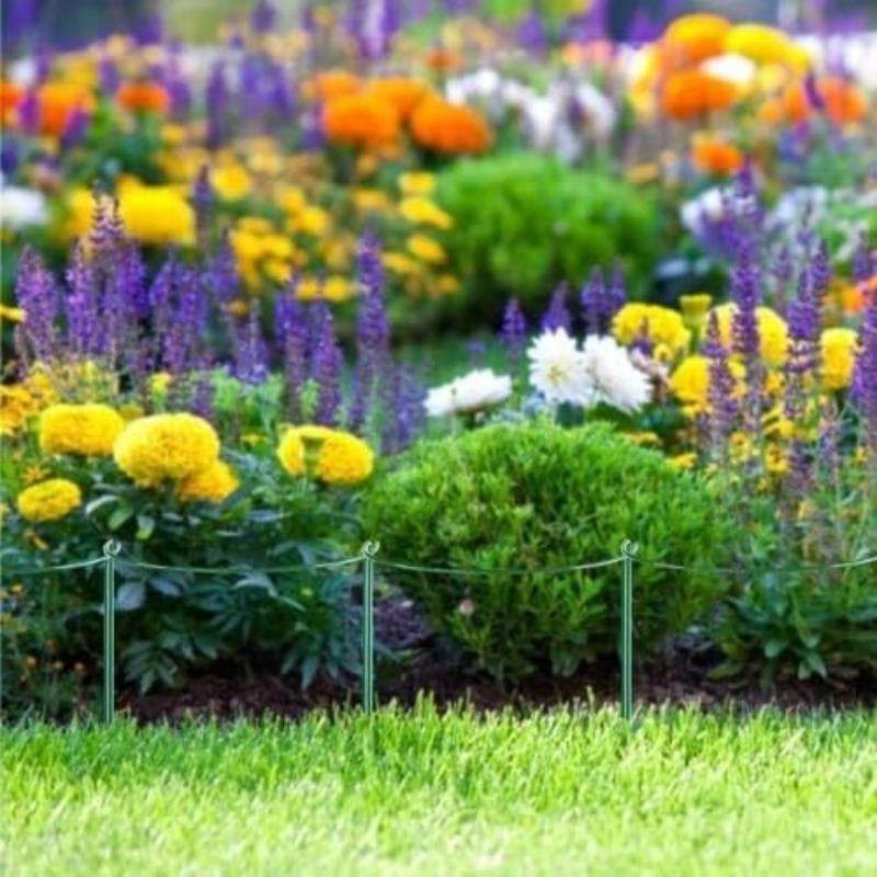 Колья для поддержки растений, 8 шт., зеленая опорная рамка с бантиком, клетка для сада, полукруглая