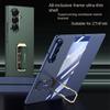 Для телефона Samsung Galaxy Z TriFold чехол-книжка с подставкой, интегрированный чехол и защитная пленка для экрана, полностью охватывающая рамка,