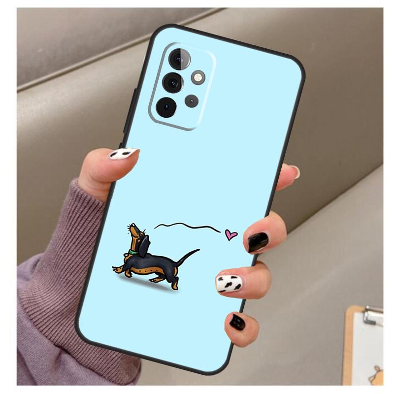 Чехол для телефона с таксой Teckel Dackel Dog для Samsung Galaxy A51 A71 A12 A22 A32 A42 A52 A72 A50 A70 A21S A52S A03S