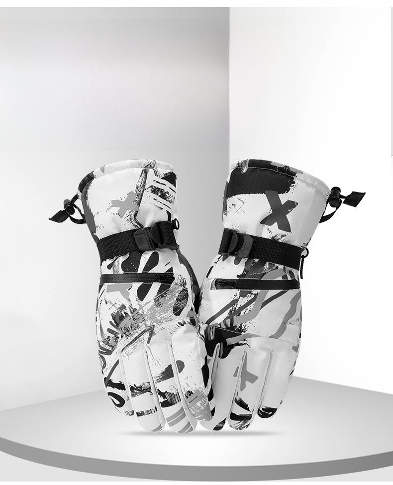 Unisex Winter Ski Gloves: Warm, Waterproof, Touchscreen-Compatible for Outdoor Activities