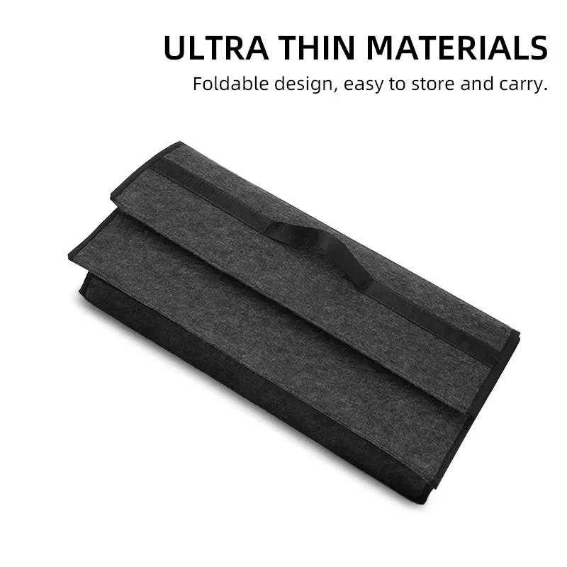 For Honda Civic Accord Fit CRV Jazz Odyssey Car Trunk Storage Box Foldable Felt Car Organizer Stowing Tidying Box