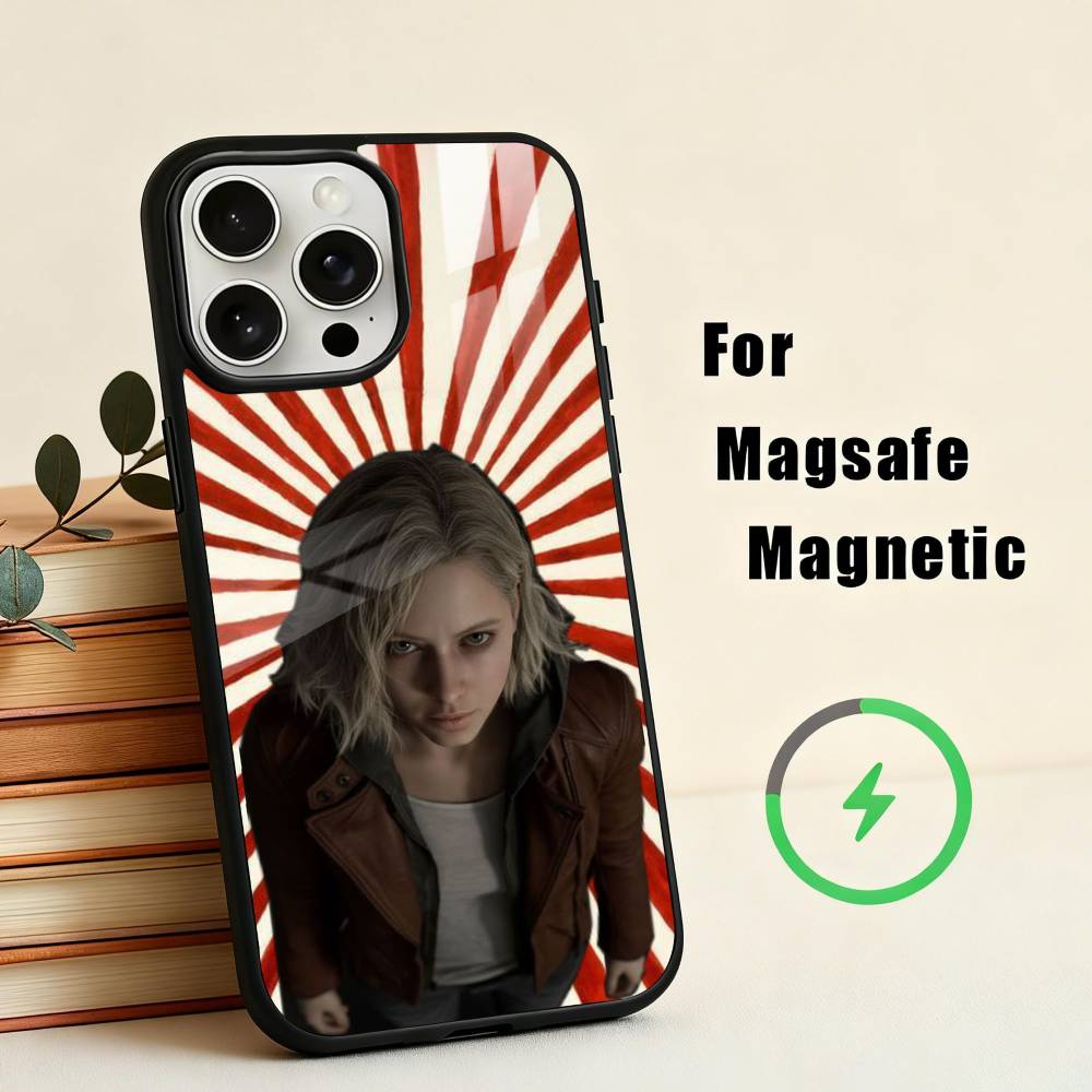 R-Resident E-EvilR-Requiem-M RERGanmePhone Case For iPhone 17,16,15,14,13,12,Plus,Pro,Max for Magsafe Magnetic Wireless Charging