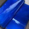 Royal Blue Reflective PVC Film: Eco-Friendly, Ultra-Bright, Waterproof Engineering Grade Warning Sheet.