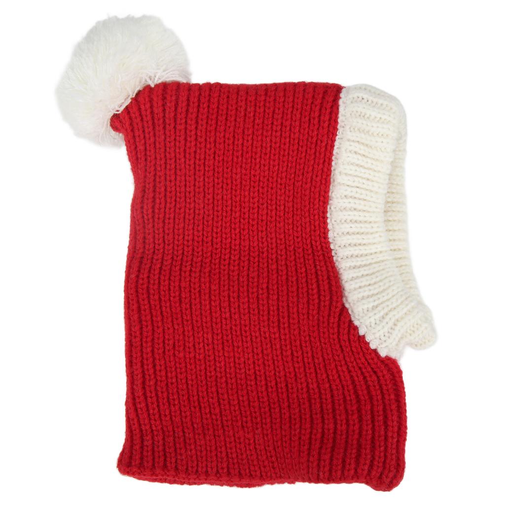 Dog Winter Hat Red Pet Christmas Winter Warm Knitted Hat for Small and Medium Dogs Puppy CatsRed S