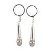 Fashion Car Key Holder Personalized Pendent Key Chain Microphone Key Ring  Women Men
