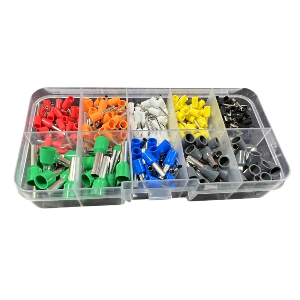 Connector White Crimp Connector Kit Enhanced Conductivity Plastic Ring Safety Color-coded Boxes Car Repair Service