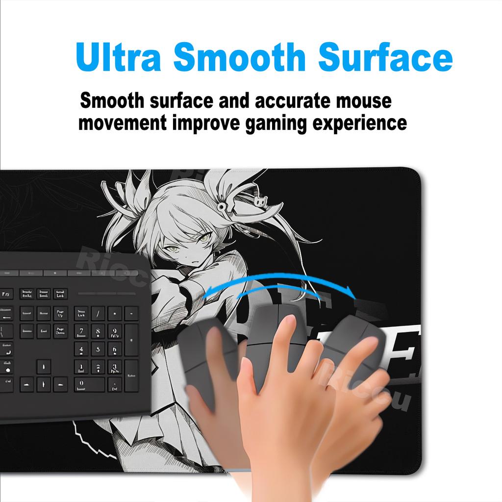Black White Skeleton Sword Girls Mouse Mat XL Aesthetics Mouse Pad Gaming Laptop Table Mat Office  accessories Pc Cabinet Carpet