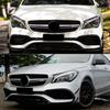 ABTU-Car Front Bumper Side Fog Light Splitter Spoiler For Mercedes BENZ CLA Class W117 C117 CLA45 CLA200 CLA220 AMG 2016-2018