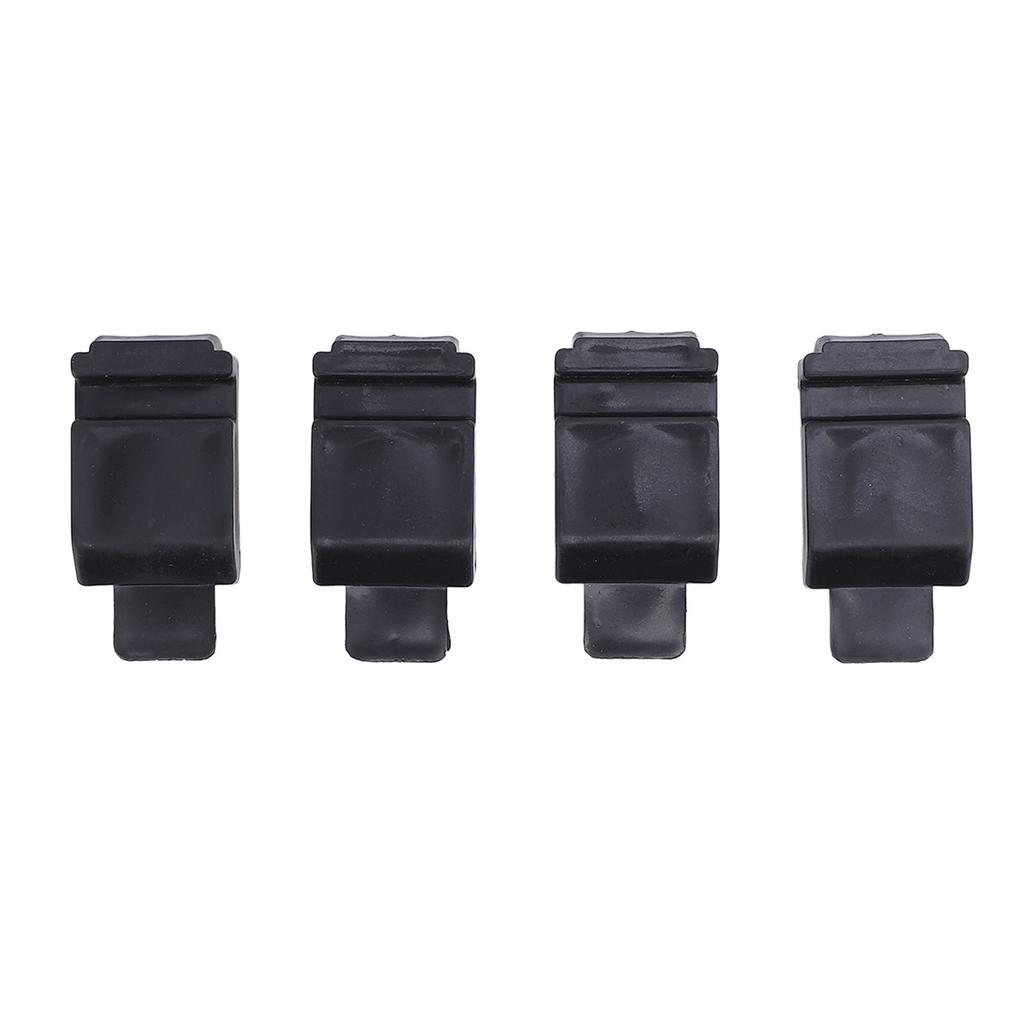 4PCS Door Lock Striker Rubber Fix Set Abrasion Resistant Noise Reduction Door Lock Striker Kit for W123 W126