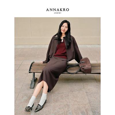 JUZI ANNACCO Женская куртка в стиле ретро-амбара, пэчворк, с лацканами
