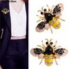 Unisex Enamel Bee Brooches Insect Brooch Pin Cute Small Badges Fashion Jewelry Wholesale Women and Men Jewelry Hot