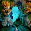 Доступно сейчас 1/6 Последние фигурки Cs Super Saiyan Gotenks 25 см Винилхлорид Игрушки Статуя с двумя головами Включая подставку Анимация