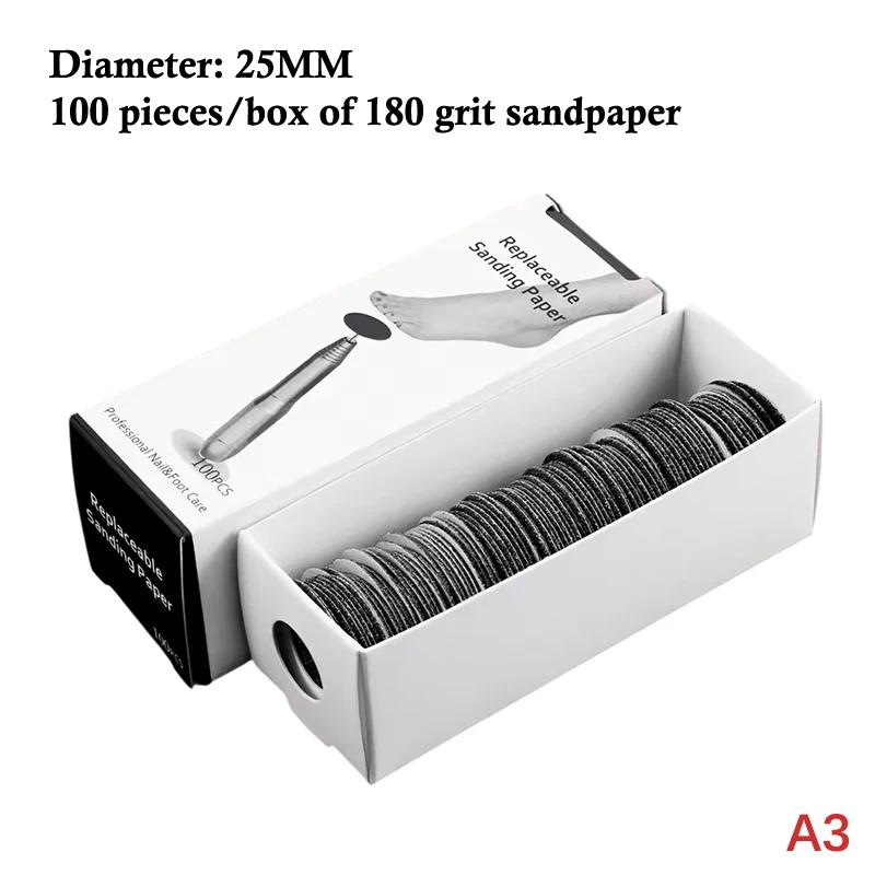 Сменные диски для педикюра, наждачная бумага, полировка, удаление огрубевшей кожи стоп, мозолей, напильник для пяток, металлические электрические инструменты для педикюра