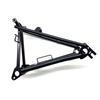 ACEOFFIX Black Rear Triangle for Folding Bike Frame Chrome Molybdenum Steel Rear Rack Accessories