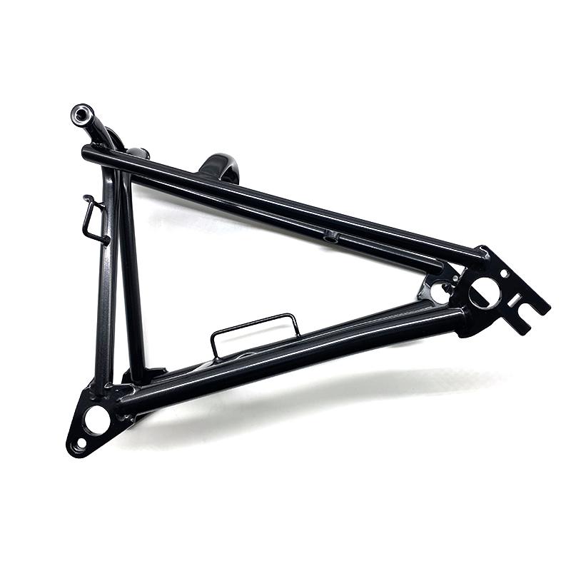 ACEOFFIX Black Rear Triangle for Folding Bike Frame Chrome Molybdenum Steel Rear Rack Accessories