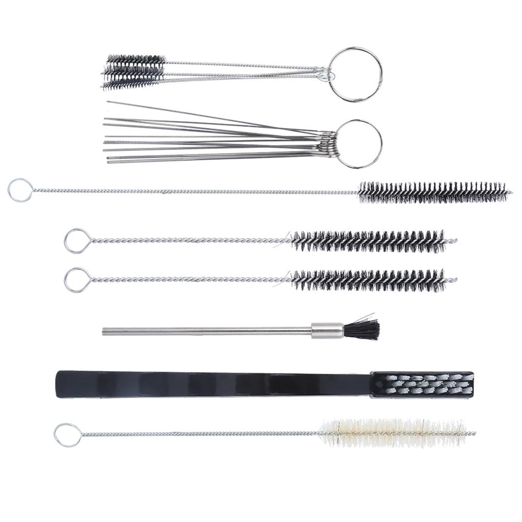 Набор из 21 шт./компл. Инструмент для чистки и ремонта сопла аэрографа, Аппаратные аксессуары, Ручной инструмент, Набор игл и щеток для распылительных инструментов