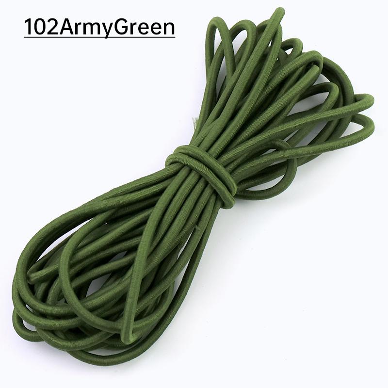 2/5/10 метров Meetee 5 мм Эластичные веревки для пояса Цветная резинка Одежда Сумки Растягивающийся шнур Швейные аксессуары для одежды