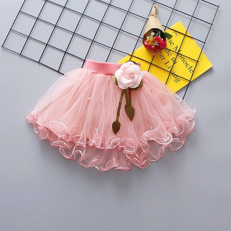 Baby Girl Summer Skirt Fluffy Skirt Short Skirt Girls' Mesh Skirt Children's Princess Skirt
