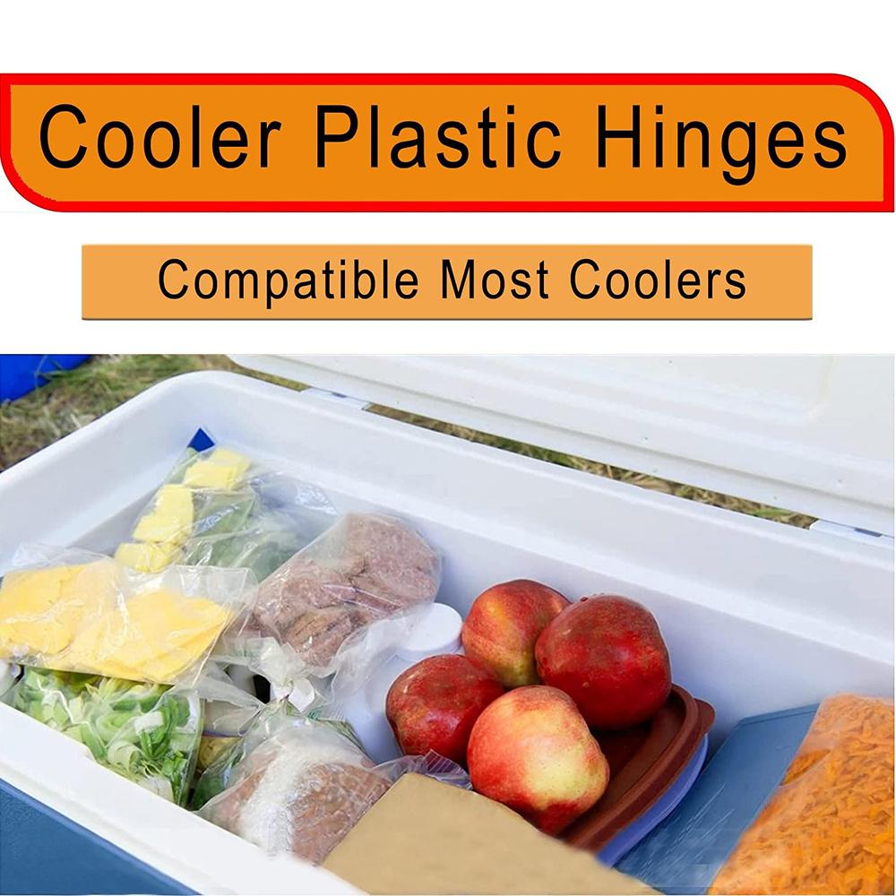 Набор пластиковых петель и винтов для холодильников, совместимых с охладителями Coleman(Набор из 4)