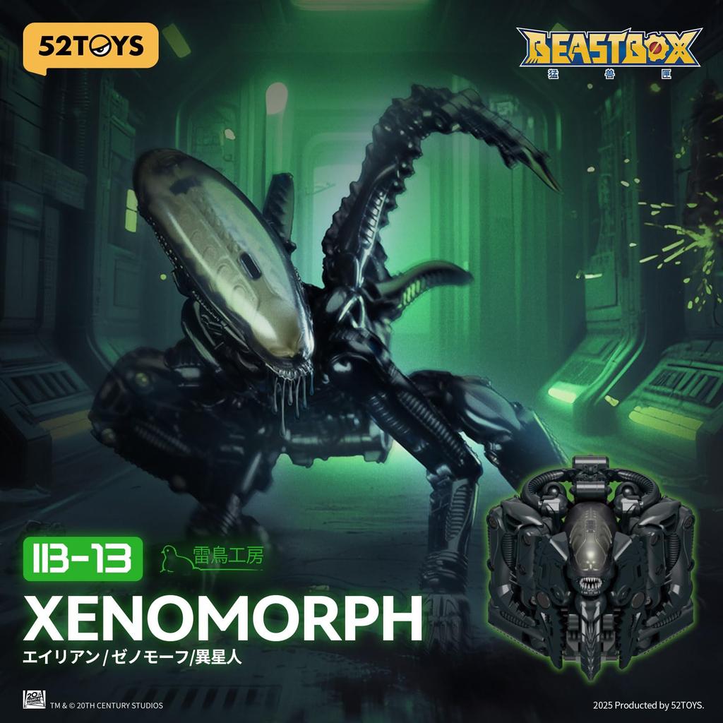 52TOYS BEASTBOX INFINITY Series XENOMORPH Transforming Action Articulated Mech Robot Perfect Gift for and 20th Century Studios IB-13
