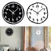 Wall Clock Ornament Unique Fashion Creative Mute Art Clock Decorative Clock for Kitchen Study Room Living Room Home