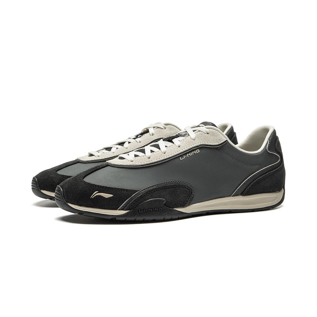 Кроссовки Li Ning Film 70S, нескользящие, износостойкие, легкие, низкие, мужские, цвет серо-черный, German Army Trainers, AGCW213-1