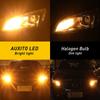 AUXITO 2 шт. BA15S BAU15S 1156 P21W PY21W Светодиодная лампа указателя поворота Canbus Без гипервспышки 2200K Янтарно-желтый 12V Светодиодная лампа 21W
