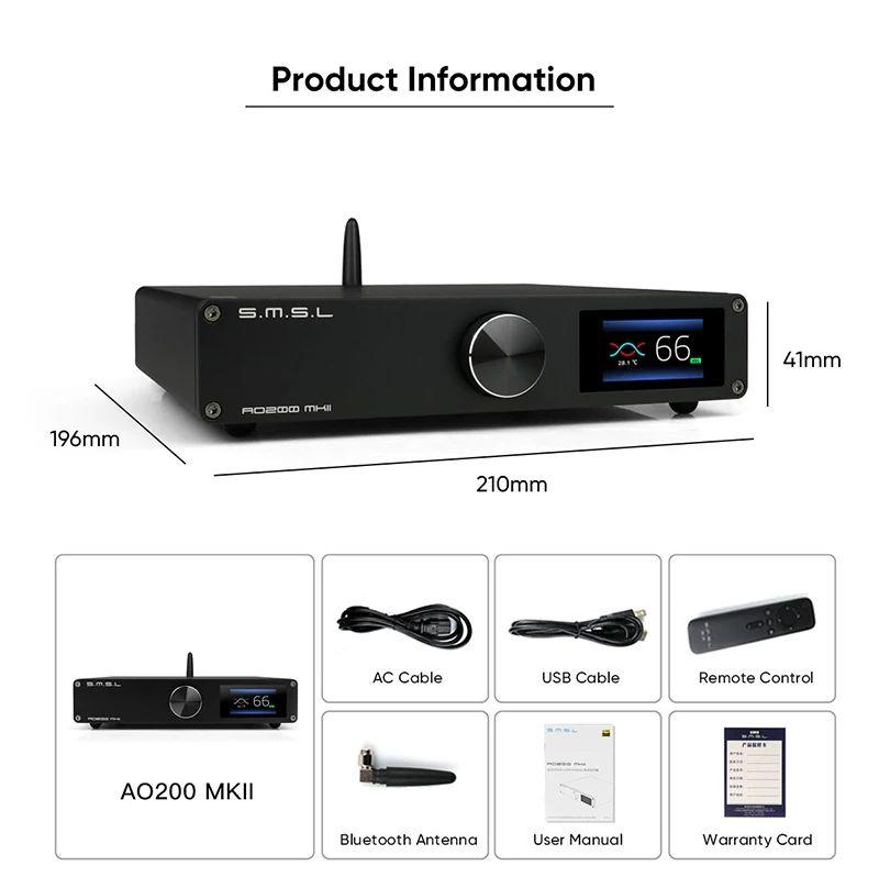 SMSL AO200 MKII Bluetooth Speaker