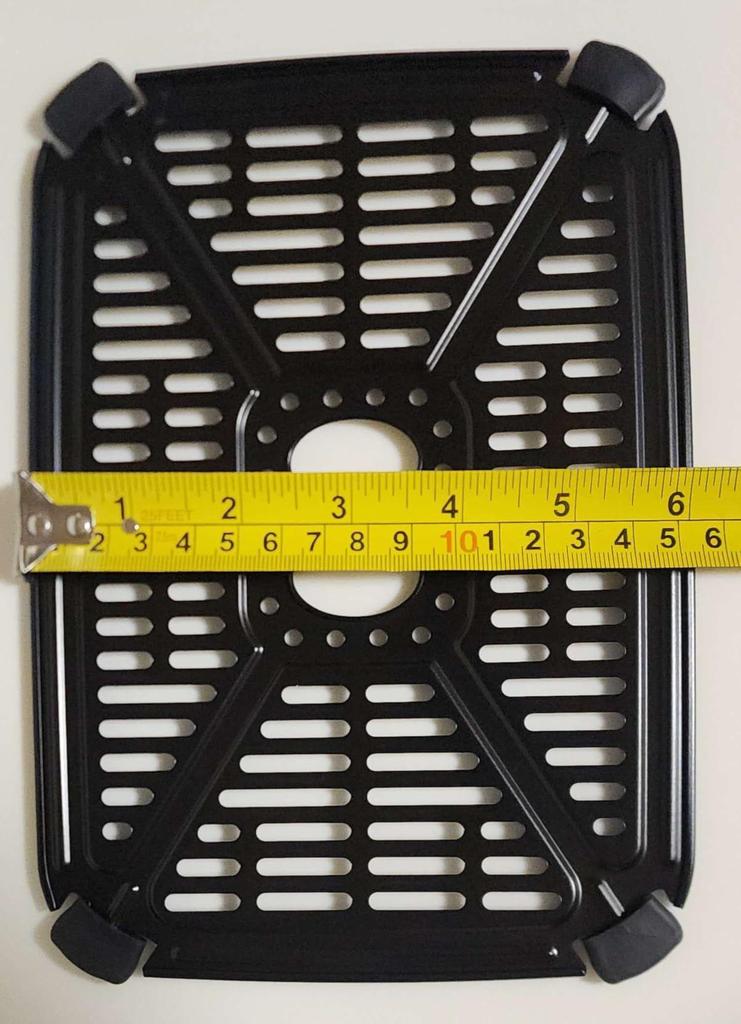 Holstein Housewares 4.4QT Air Fryer Double Basket Rack & Oil Separator