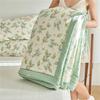 1PC Cotton Thin Quilt Lightweight Fluffy Summer Blanket Soft Breathable Summer Household Bedding Machine Washable Queen Quilt