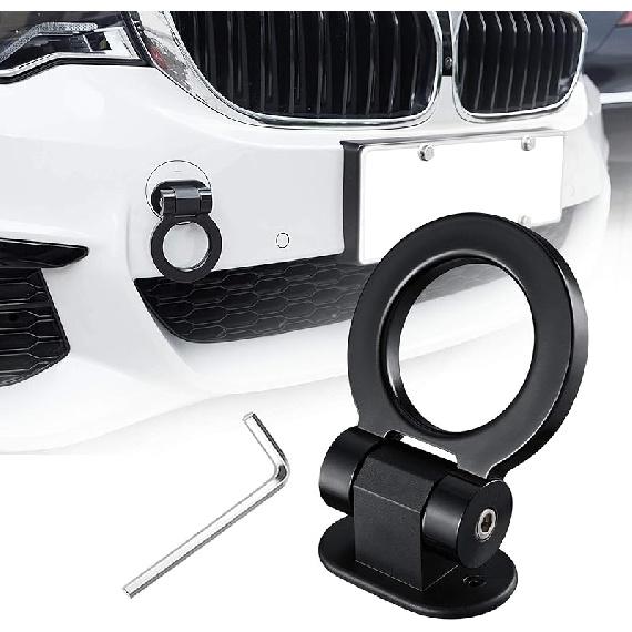 TOMALL Tow Hook Kit Red Car Decorations Sticker Car Decor Bumper For Auto Exterior Accessories (ONLY Decoration)