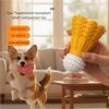 Durable Dog Chew Molar Toy Badminton Shape Training Stick Tough Bite Resistant Rubber Toy For Self Playing Boredom Relief Pet Accessories