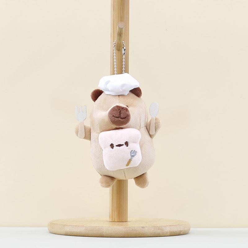 Милая плюшевая игрушка капибара для декора детской комнаты с мягким наполнителем из полипропиленового хлопка