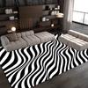 Imitation Animal Cowhide Washable Carpet Home Decoration Zebra Pattern Living Room Carpets Bedroom Bedside Sofa Rug Porch Mat
