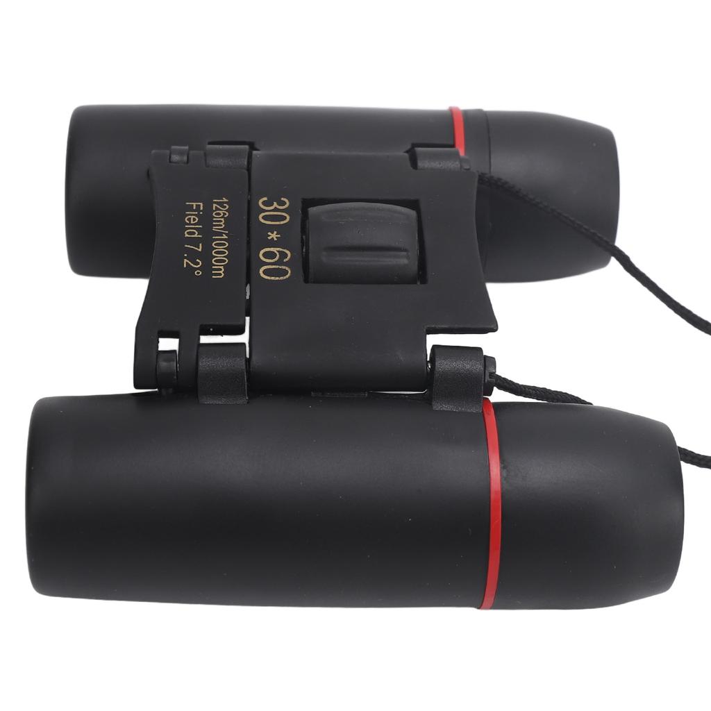 30x60 складной бинокль для взрослых и детей из алюминиевого сплава, резина, HD, легкий компактный бинокль для