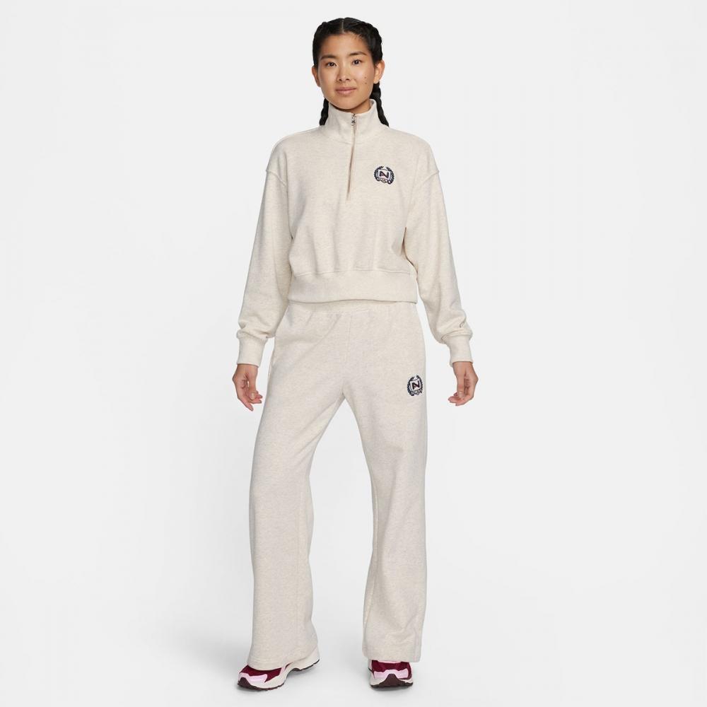 Nike Женский укороченный флисовый свитшот Nike Sportswear большого размера FZ4737 141